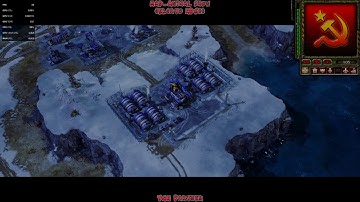 CnC Red Alert 3 Epic War Mod Co-op Campaign Soviets 6: Von Esling Airbase Hard(4K Gaming)