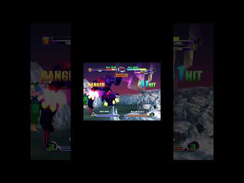 MvC2: Khaos - Storm/Sent DHC to Sentinel Unfly 90% Combo .:11.21.23:.