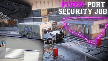 FiveM Port Security Job [QBCore & ESX & QBox]