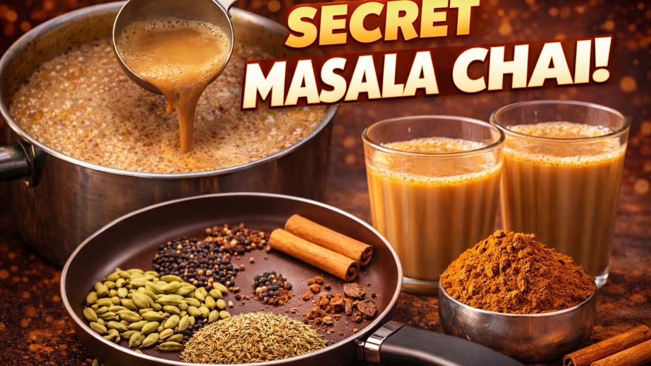 Secret Chai Masala Recipe | Masala Chai | मसाला चाय | चाय का मसाला - रखे 100 बीमारियों को कोसो दूर
