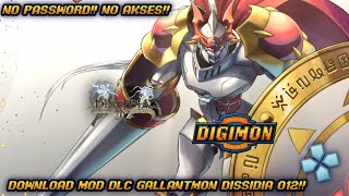Mod DLC Gallantmon Dissidia 012 || PPSSPP || Download || No Password