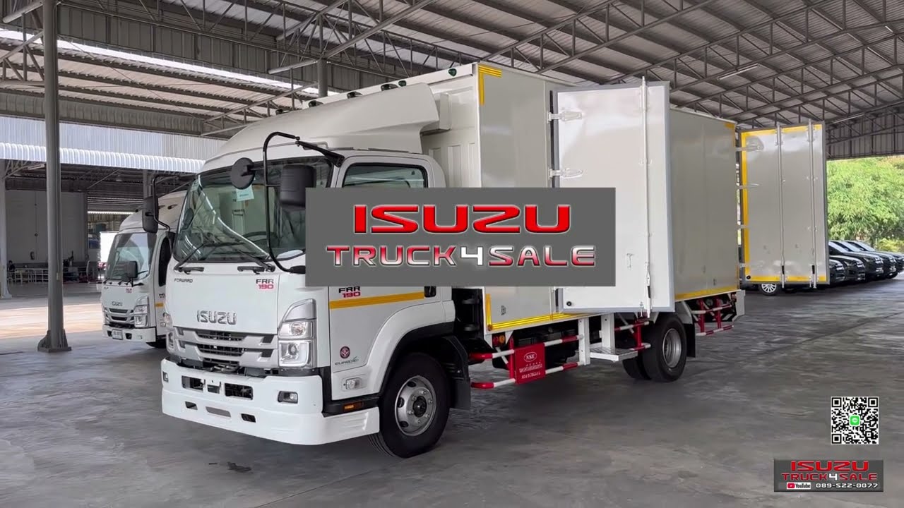 พาชมรถใหม่ 6 ล้อ FRR 190 แรงม้า ตู้บรรทุก(แห้ง)ประตู 4 บาน พื้นไม้