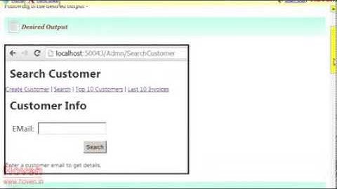 MVC Project(14) - Implementing jQuery AutoComplete - Invoice Management System