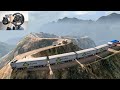 Road Train On Dangerous Mountain Road | Mega Transports | Euro truck simulator 2 | Volvo truck