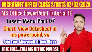 MS powerpoint tutorial 19 || insert menu part 7 || in hindi || by dev bind || technical dev