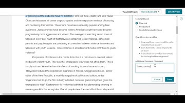 Achieve Writing assignments: Submitting peer review feedback