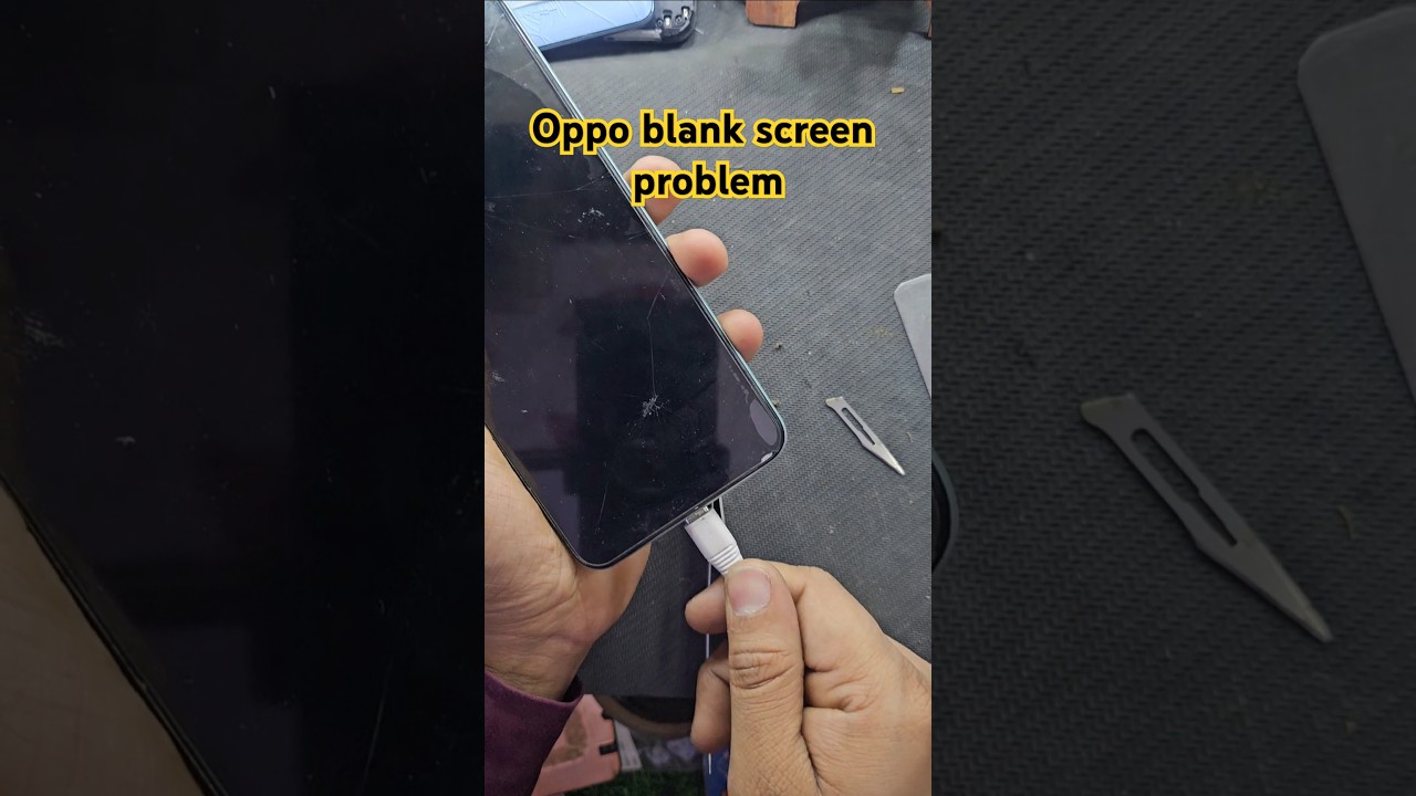 Oppo Blank Screen Problem | Oppo Charging Problem | Oppo Phone Charging But Not Turning On