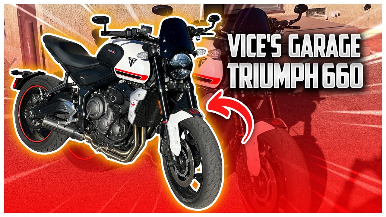 Как установить тормозные колодки EBC и устройства для прокачки скорости на Triumph Trident 660!