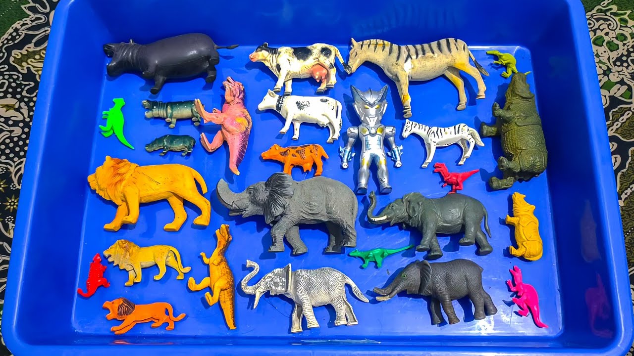 Satisfying Animal Toys Collection | Lions, Tigers, Dinosaurs, Ultraman & Cow