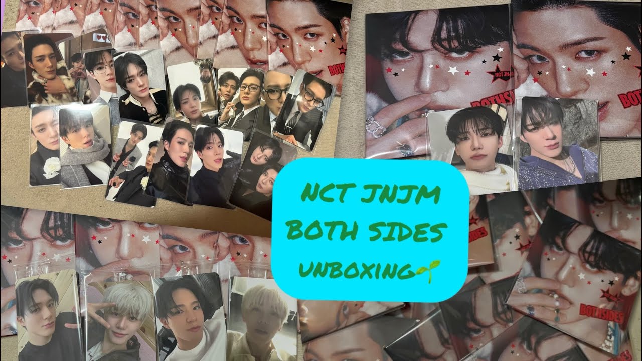 【unboxing】NCT JNJM BOTH SIDES 재민 제노 アルバム開封 ジェミン ジェノ ノミン 엔시티 언박싱 