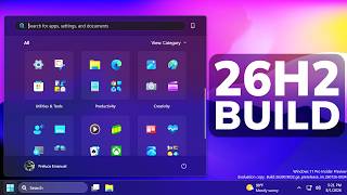 New Windows 11 26H2 Build 26300.9032 – New Start Menu Hover, Search, File Explorer (Experimental) screenshot 2