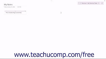 OneNote 2016 Tutorial Organizing the OneNote Interface Microsoft Training
