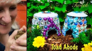 DIY Whimsical Toad Abode for your Garden, Toad Shelter, Tutorial, Home