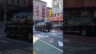 Nypd Undercover Van Rolling By, Chinatown Nyc