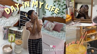 DAY IN MY LIFE 🤍🎀 | organising,cooking,skincare | ft.nestasia | Priya Tharshini