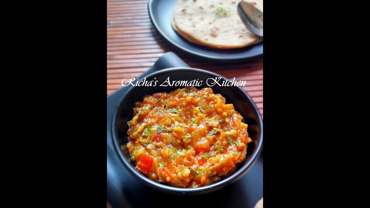 Baingan Bharta Smoked Eggplant Mash Keto Recipe Vegetarian Recipe