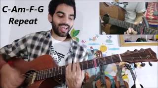 Miniatura del video "Emptiness - Easiest Version - Tune Mere Jana Kabhi Nahi Jana - Hindi Guitar Cover lesson Chords Easy"