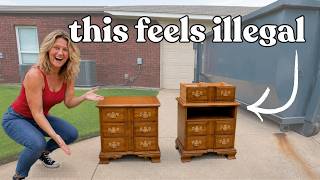I Made $700 From Someone's Trash! | Furniture Flip | Full Flip Process | Lemons To Lemonade Home