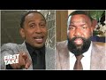 I got you now! - Stephen A. claims victory over Kendrick Perkins in LeBron vs MJ debate | First Take