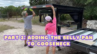 Part 2: Adding a belly pan to the gooseneck by Kay's Tiny House Adventures 53 views 10 months ago 4 minutes, 22 seconds