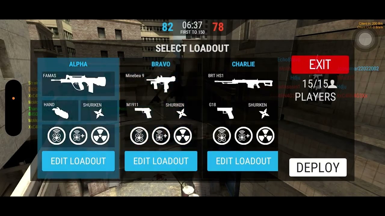 Bullet force: mobile meltdown gameplay