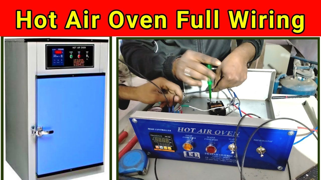 Hot Air Oven Full Wiring Connection Details in Hindi | Electrical Oven