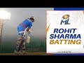 Rohit sharma in the nets  mumbai indians