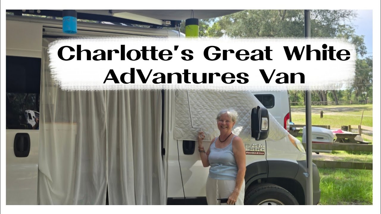 Charlotte's Great White AdVantures Van 