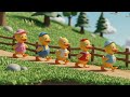 5 Little Ducks Kids Song | Baby Learning Songs | Fun Music
