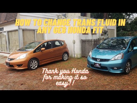 HOW TO CHANGE YOUR TRANSMISSION FLUID IN A 5 SPEED AUTOMATIC HONDA FIT