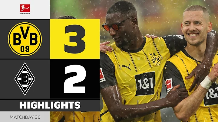 3 Goals in 8 Minutes! | BORUSSIA DORTMUND - BORUSSIA M'GLADBACH | Highlights | Matchday 30 – 2024/25