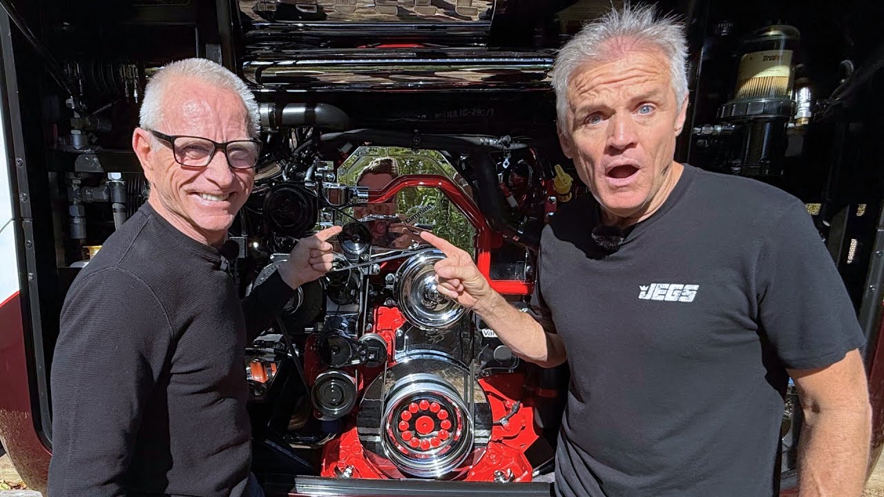 Автобус и мотор Newell Марка Мартина просто СУМАСШЕДШИЕ!