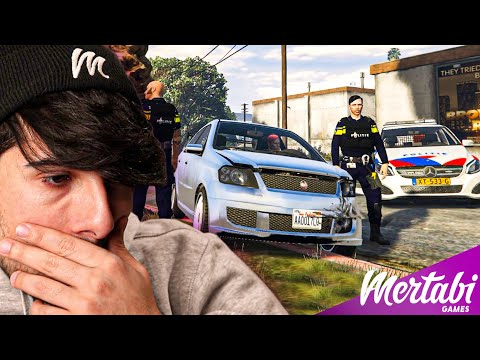 HASSAN WORDT GEPAKT ZONDER RIJBEWIJS #9 | GTA V FiveM ROLEPLAY (Mertabi Gaming)