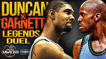 Tim Duncan vs Kevin Garnett Battle In Game 1 Of 2001 WCR1 | LEGENDS Duel 🐐🐐