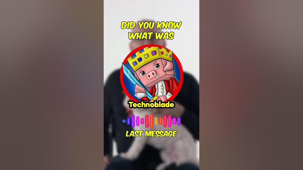 Technoblade's Last Message ππ·#technoblade #technobladeneverdies #minecraft #minecraftmovie #steve Technoblade's Last Message ππ·#technoblade #technobladeneverdies #minecraft #minecraftmovie #steve
