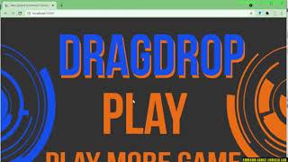 【Construct 2】testing the game Build a drag and drop game