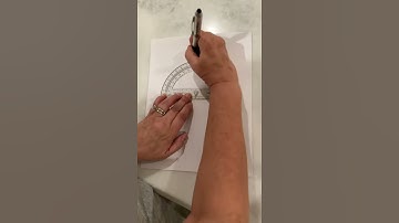 How to Make a Circle with a Protractor