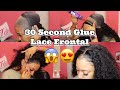 All GLUE no THREAD | Lace Frontal Quick Weave | Start to Finish | Klaiyi Hair