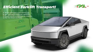 Forklift Transportation of Vehicles In Warehouse