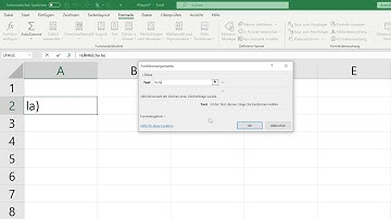 Microsoft Excel: Anzahl aller Zeichen und Ziffern in einer Zelle ganz einfach zählen