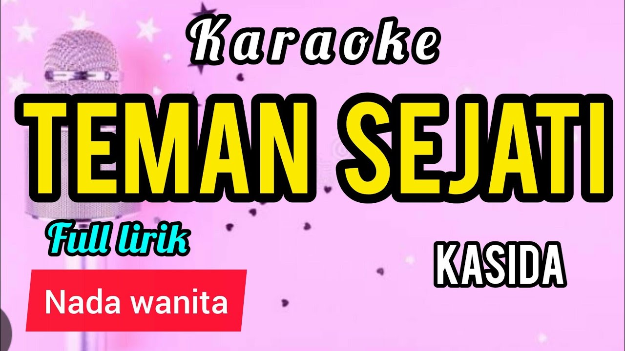 teman sejati karaoke full lirik || gambus modern || 2023
