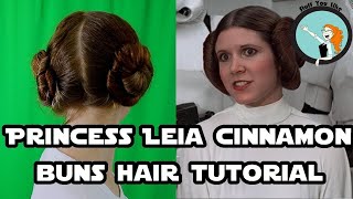 Princess Leia Cinnamon Buns | Star Wars Hair Tutorial