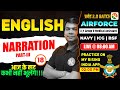 Narration - 03 / Airforce, Navy, ICG | Airforce English Classes | English Classes