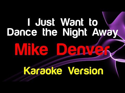 Mike Denver - I Just Want to Dance the Night Away - King Of-র ভিডিওর থাম্বনেইল