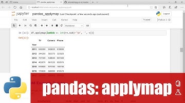 สอน Python สำหรับ Data science: การใช้ applymap ใน pandas