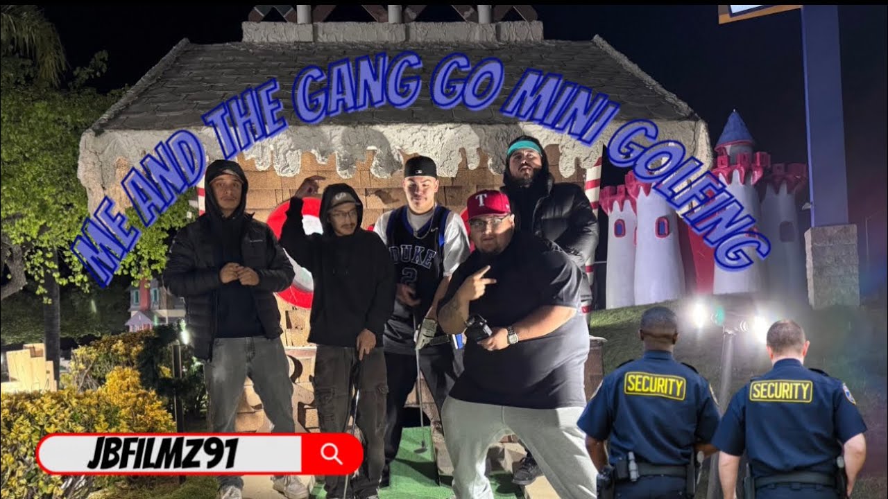 Me and the gang go mini golfing(almost kicked out)