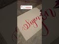 name siyona💗#calligraphy #handwriting #lettering