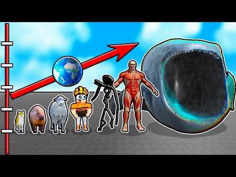 Perbandingan Saiz Makhluk Anomali SCP Dengan Manusia 😱📏👹┃Realistic Size Comparison Roblox Malaysia