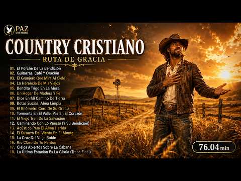 🤠 COUNTRY CRISTIANO: RUTA DE GRACIA 🇺🇸 | 18 Canciones Originales para el Hogar y la Carretera 🌾✝️