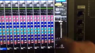 How to put Reverb effects on input channels on a CL Yamaha Digital Mixer